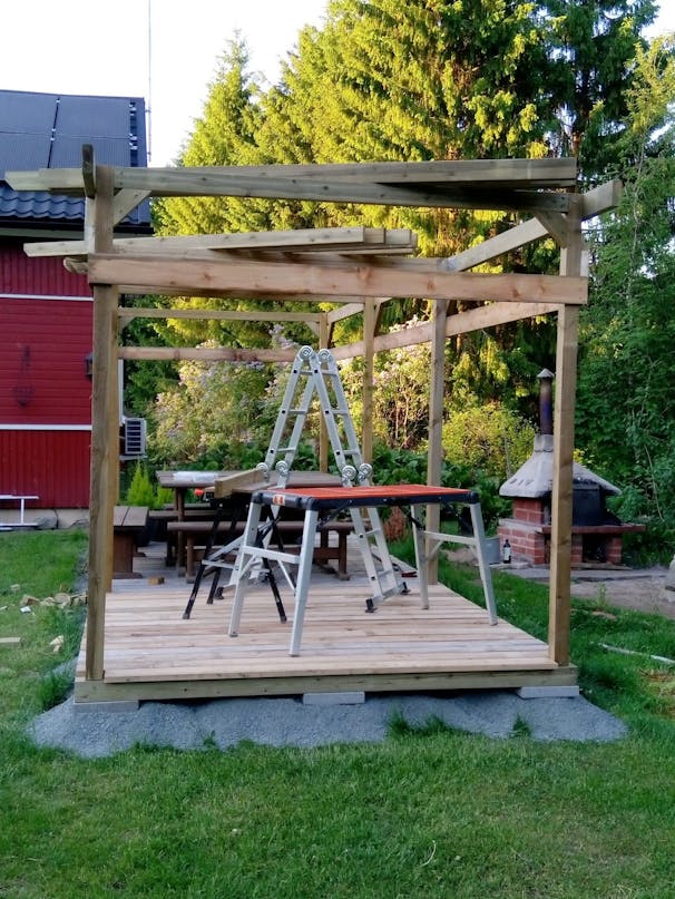 Overdækket terrasse